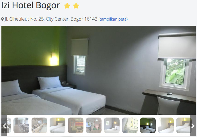 izi hotel bogor