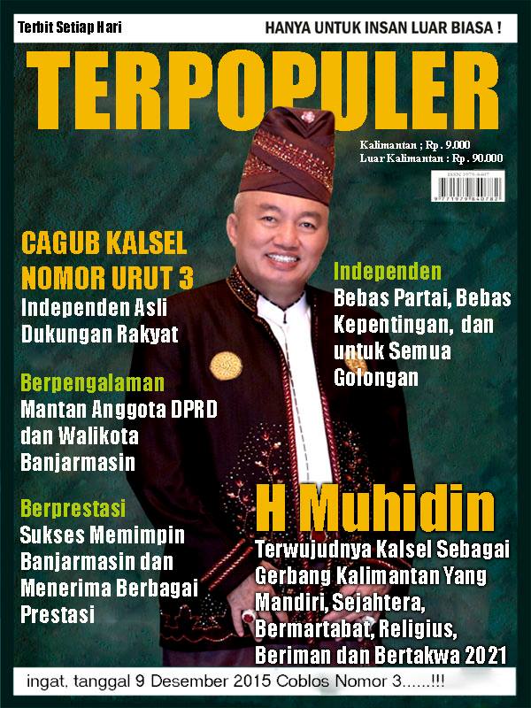 Muhidin Farid "Murah Senyum" Independen Asli Dukungan Rakyat