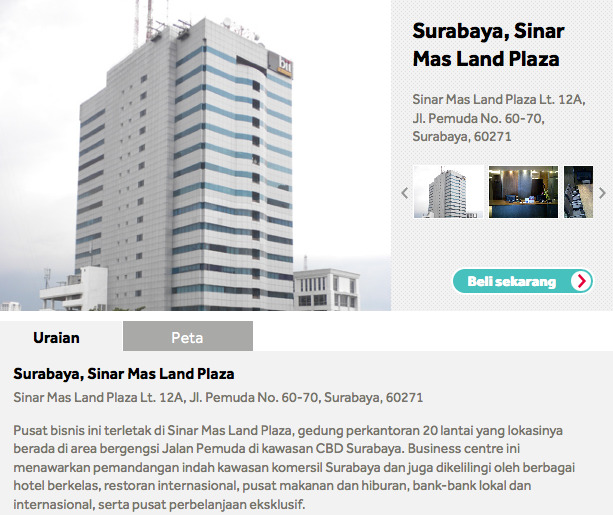 Sewa Kantor Virtual di Surabaya Sinar Mas Land Plaza