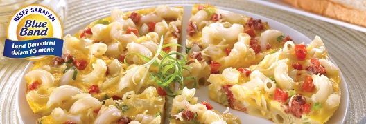Resep Omelet Macaroni BlueBand